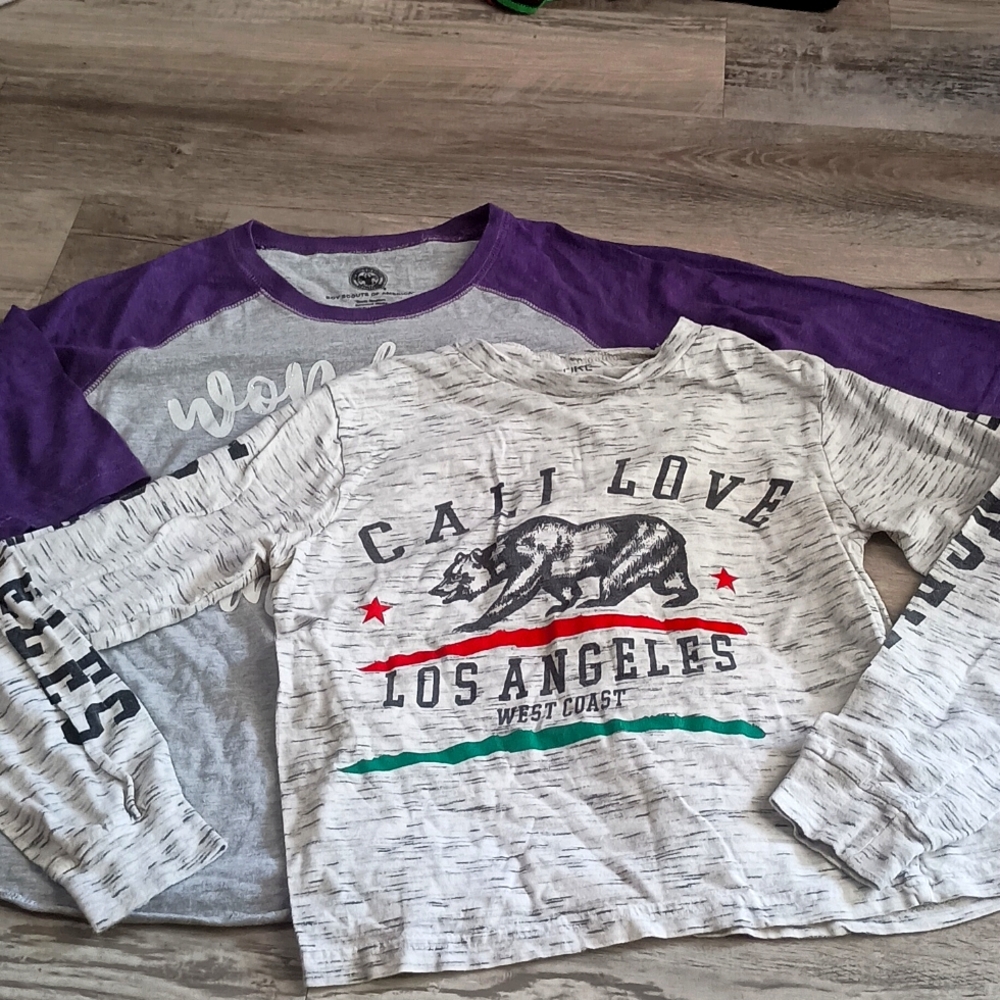 two packs long sleeve t-shirt bundle